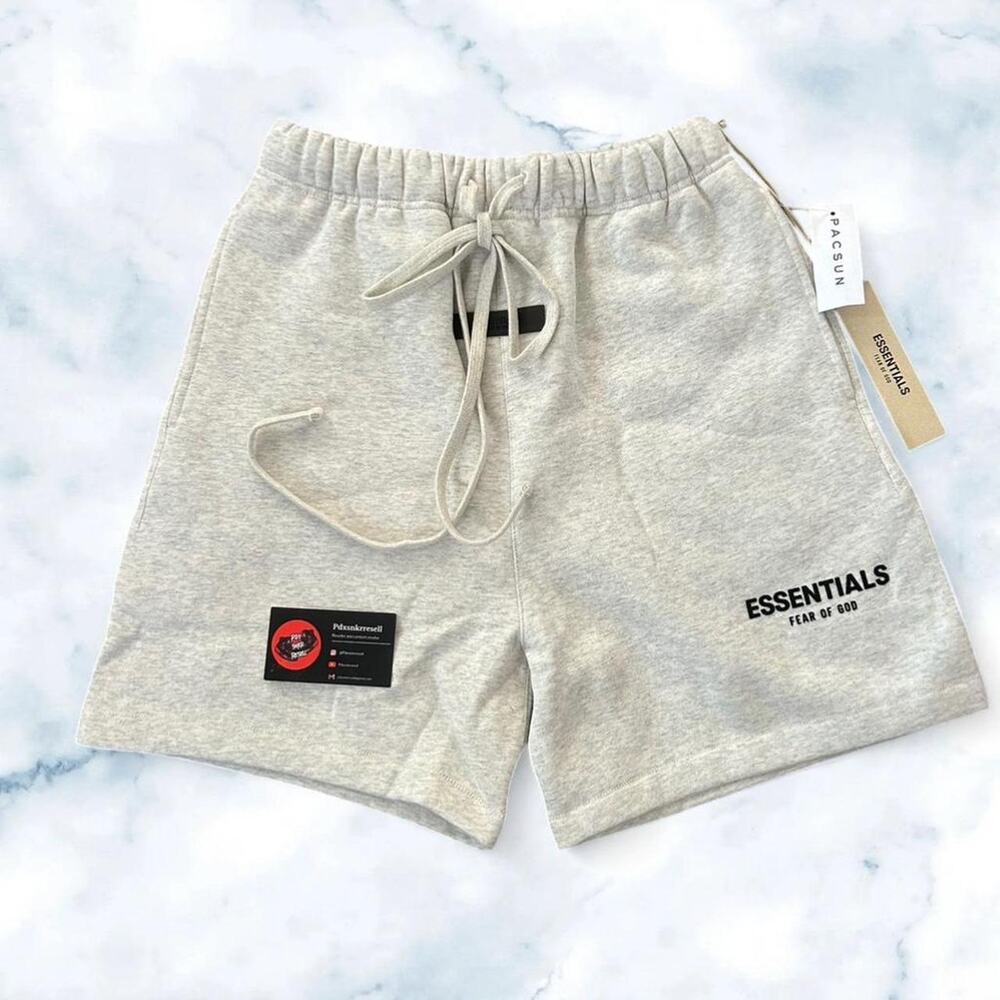 Essentials Men’s Athletic Shorts in Light Gray